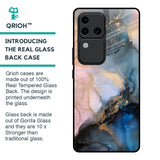 Marble Ink Abstract Glass Case for Vivo V30 Pro 5G