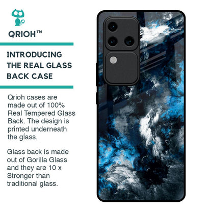Cloudy Dust Glass Case for Vivo V30 Pro 5G