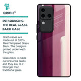 Brush Stroke Art Glass Case for Vivo V30 Pro 5G