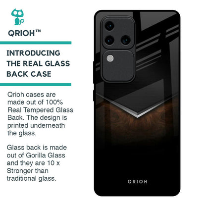 Dark Walnut Glass Case for Vivo V30 Pro 5G