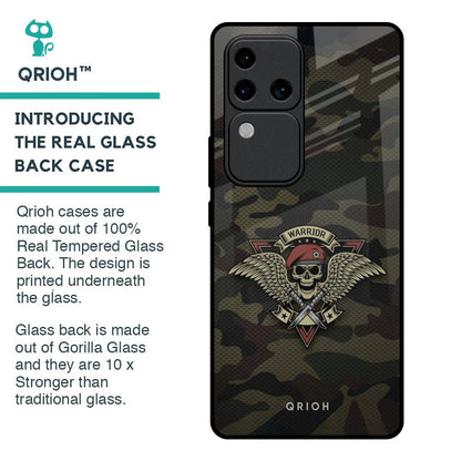 Army Warrior Glass Case for Vivo V30 Pro 5G