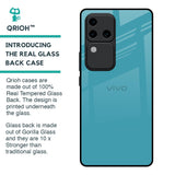 Oceanic Turquiose Glass Case for Vivo V30 Pro 5G