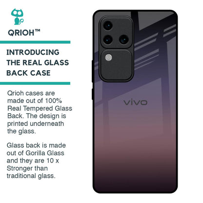 Grey Ombre Glass Case for Vivo V30 Pro 5G