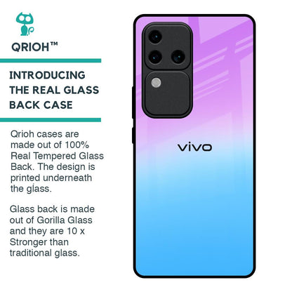 Unicorn Pattern Glass Case for Vivo V30 Pro 5G