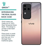 Golden Mauve Glass Case for Vivo V30 Pro 5G
