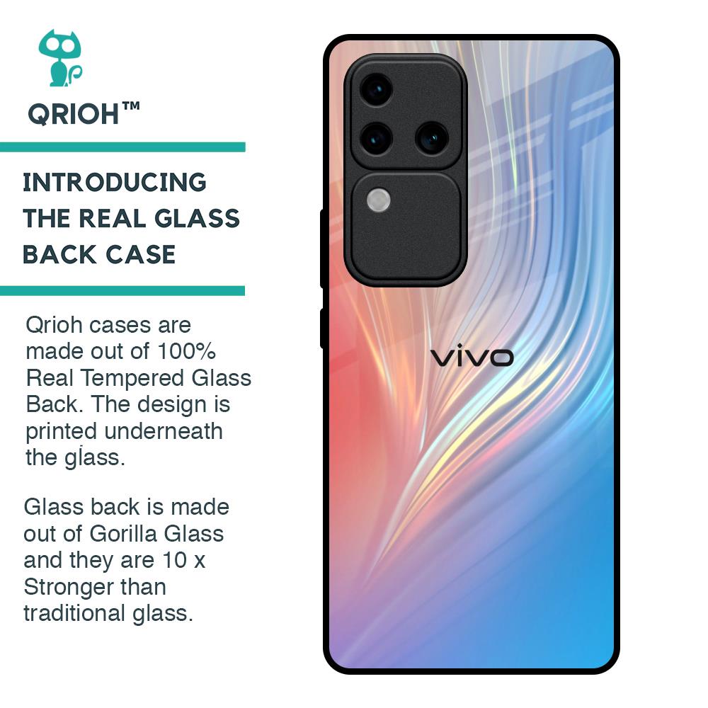 Mystic Aurora Glass Case for Vivo V30 Pro 5G