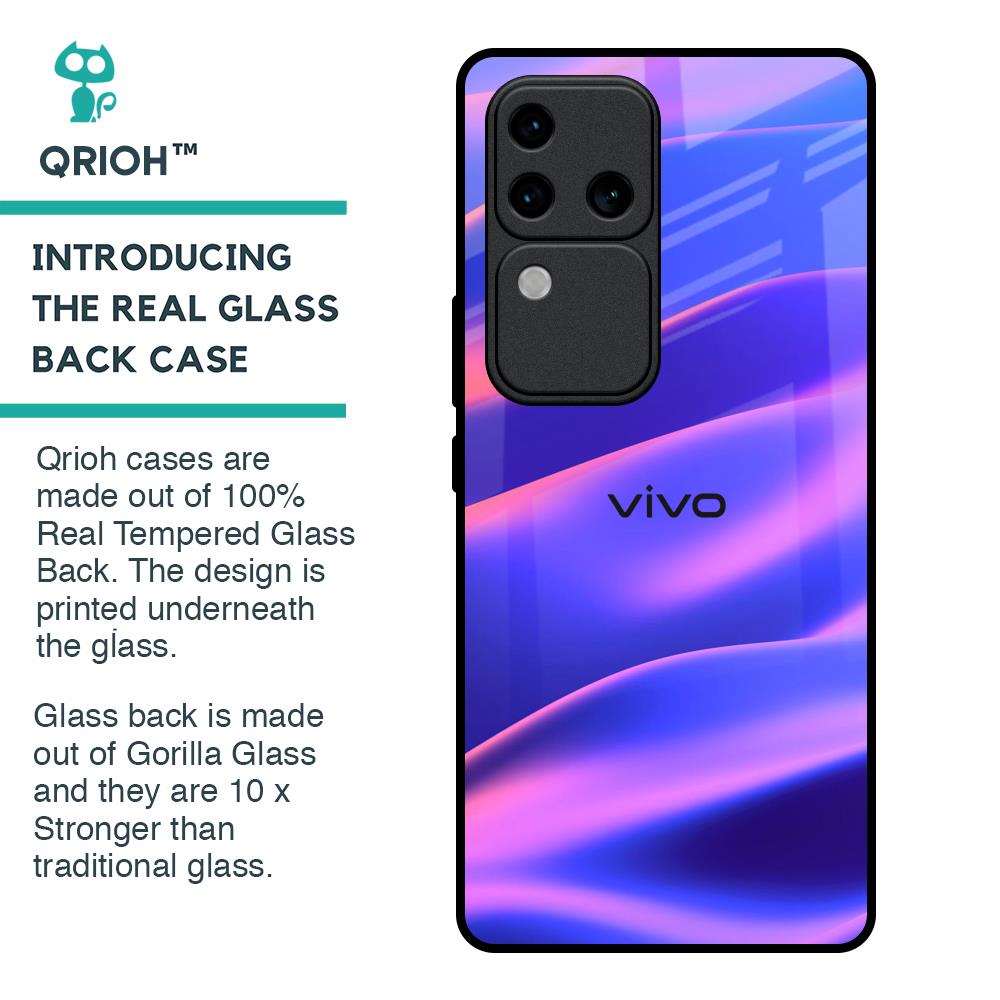 Colorful Dunes Glass Case for Vivo V30 Pro 5G