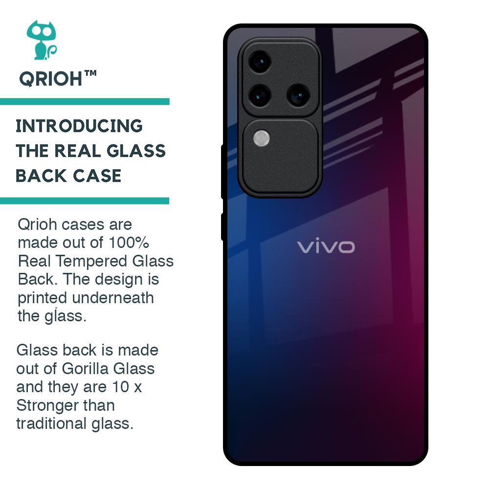 Mix Gradient Shade Glass Case For Vivo V30 Pro 5G