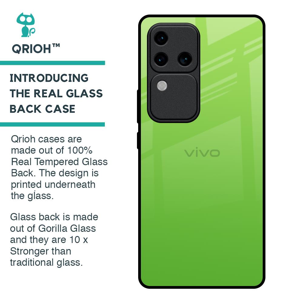 Paradise Green Glass Case For Vivo V30 Pro 5G