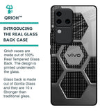 Hexagon Style Glass Case For Vivo V30 Pro 5G