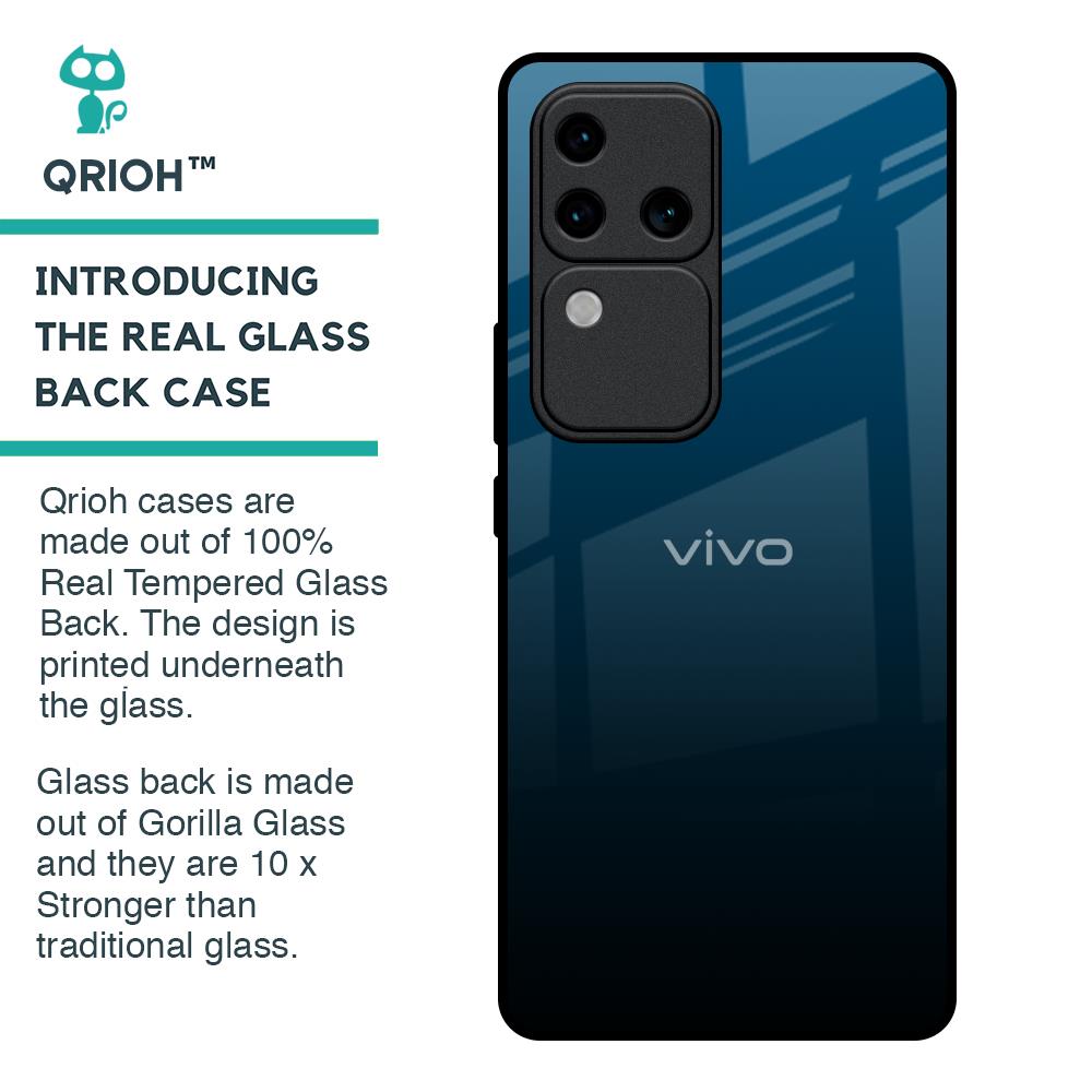 Sailor Blue Glass Case For Vivo V30 Pro 5G