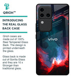 Brush Art Glass Case For Vivo V30 Pro 5G