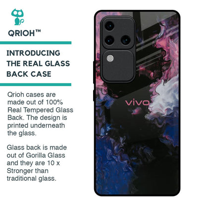 Smudge Brush Glass case for Vivo V30 Pro 5G