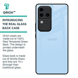 Pastel Sky Blue Glass Case for Vivo V30 Pro 5G