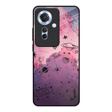 Space Doodles Oppo F25 Pro 5G Glass Back Cover Online