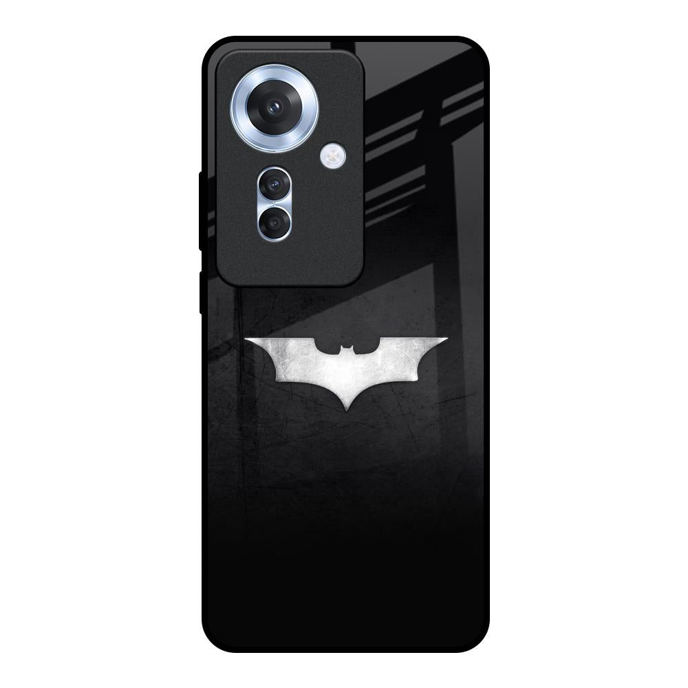 Super Hero Logo Oppo F25 Pro 5G Glass Back Cover Online