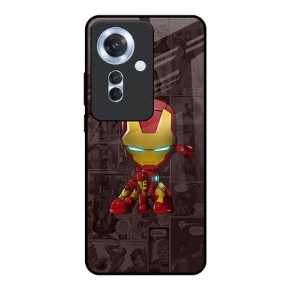 Angry Baby Super Hero Oppo F25 Pro 5G Glass Back Cover Online