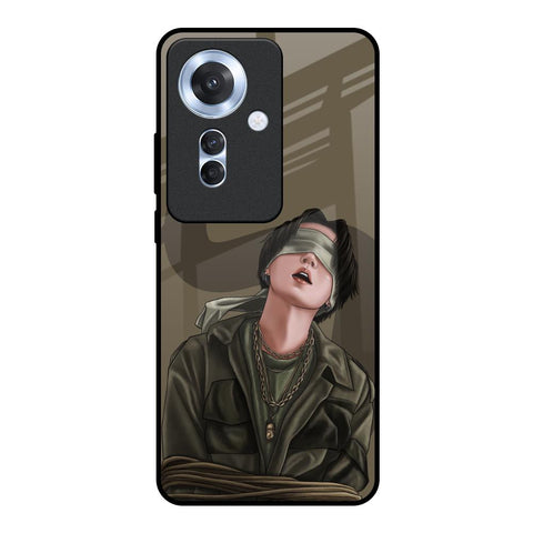 Blind Fold Oppo F25 Pro 5G Glass Back Cover Online