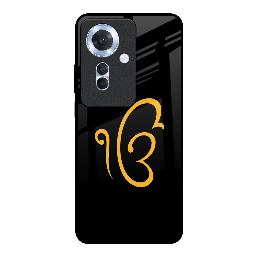 Luxury Fashion Initial Oppo F25 Pro 5G Glass Back Cover Online