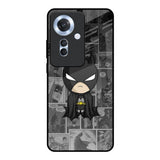 Cartoon Art Oppo F25 Pro 5G Glass Back Cover Online