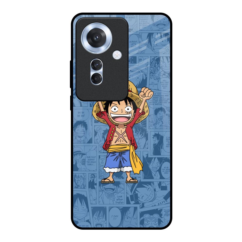 Chubby Anime Oppo F25 Pro 5G Glass Back Cover Online