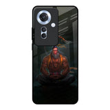 Lord Hanuman Animated Oppo F25 Pro 5G Glass Back Cover Online