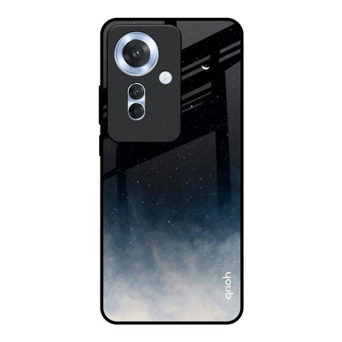 Black Aura Oppo F25 Pro 5G Glass Back Cover Online