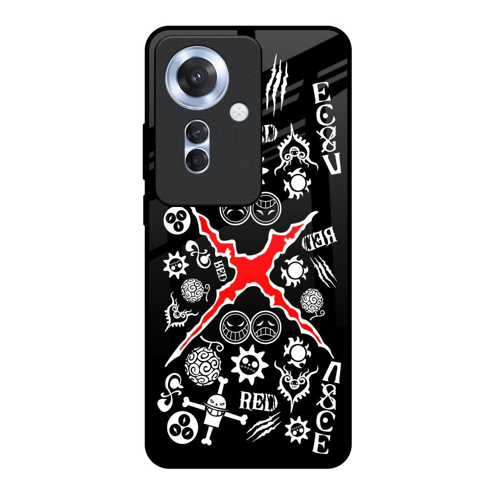 Red Zone Oppo F25 Pro 5G Glass Back Cover Online