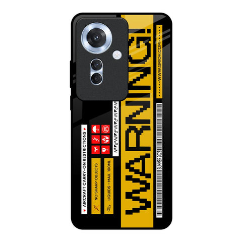Aircraft Warning Oppo F25 Pro 5G Glass Back Cover Online