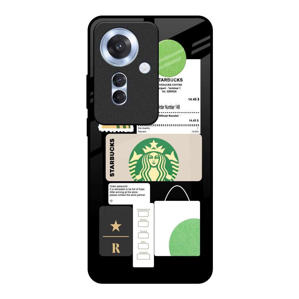 Coffee Latte Oppo F25 Pro 5G Glass Back Cover Online