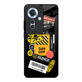 Danger Signs Oppo F25 Pro 5G Glass Back Cover Online