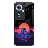 Retro Astronaut Oppo F25 Pro 5G Glass Back Cover Online