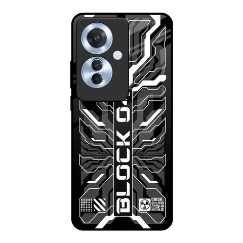 Monochrome Magic Oppo F25 Pro 5G Glass Back Cover Online