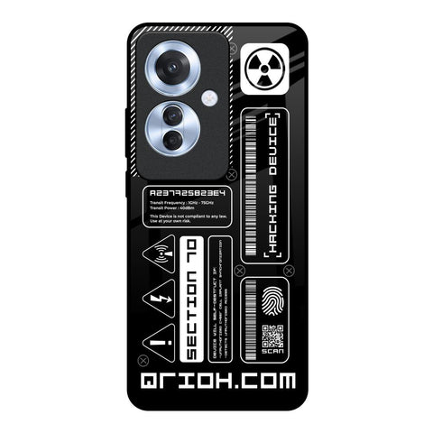 Futuristic Art Oppo F25 Pro 5G Glass Back Cover Online