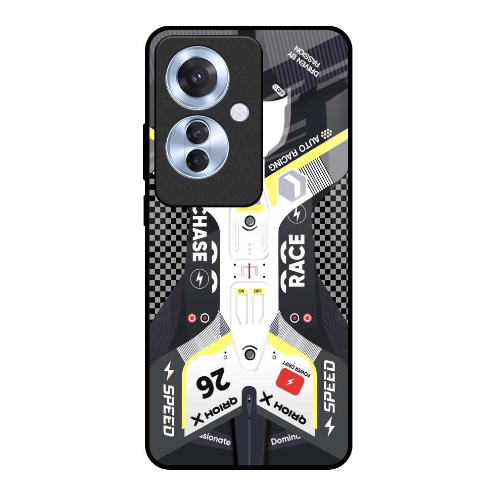Car Enthusiast Oppo F25 Pro 5G Glass Back Cover Online