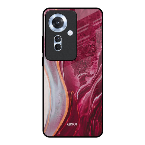 Crimson Ruby Oppo F25 Pro 5G Glass Back Cover Online