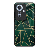 Abstract Green Oppo F25 Pro 5G Glass Back Cover Online