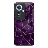 Geometric Purple Oppo F25 Pro 5G Glass Back Cover Online