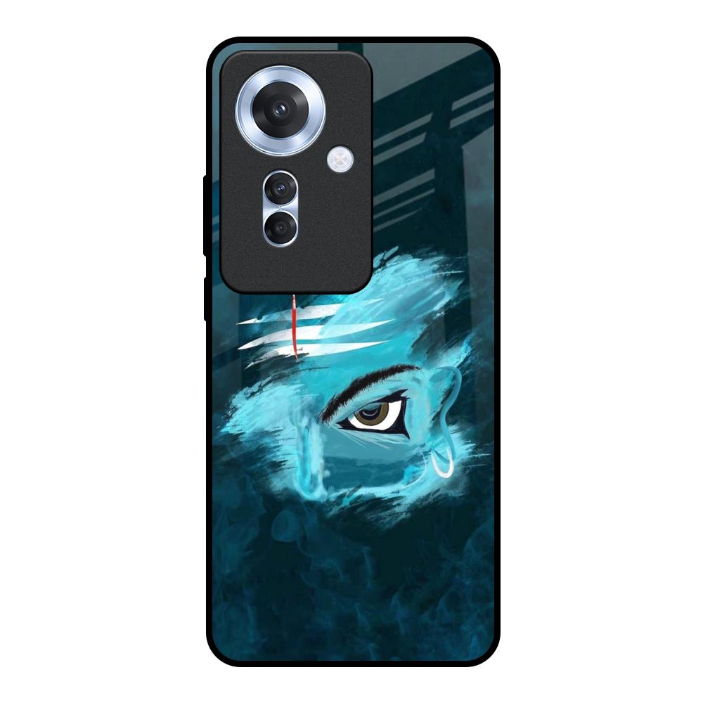 Power Of Trinetra Oppo F25 Pro 5G Glass Back Cover Online