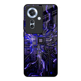 Techno Color Pattern Oppo F25 Pro 5G Glass Back Cover Online