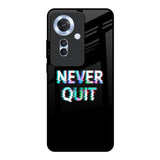 Never Quit Oppo F25 Pro 5G Glass Back Cover Online