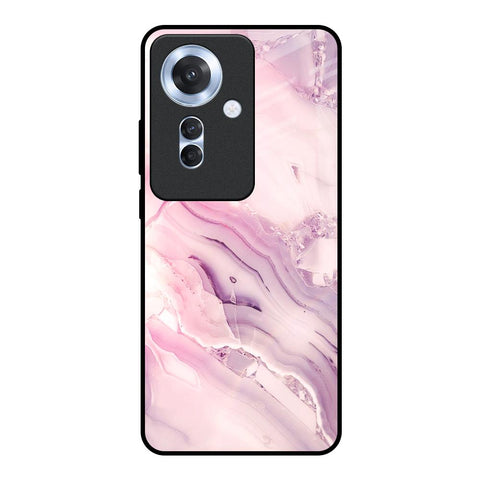 Diamond Pink Gradient Oppo F25 Pro 5G Glass Back Cover Online