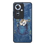 Kitty In Pocket Oppo F25 Pro 5G Glass Back Cover Online