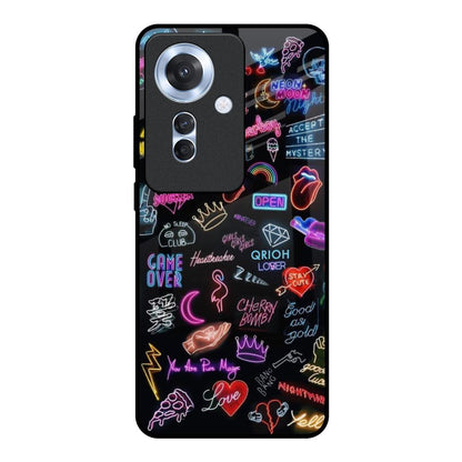 Accept The Mystery Oppo F25 Pro 5G Glass Back Cover Online