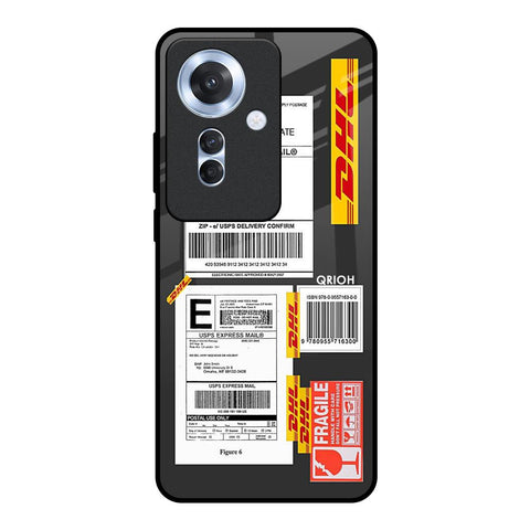 Cool Barcode Label Oppo F25 Pro 5G Glass Back Cover Online