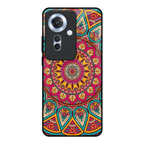 Elegant Mandala Oppo F25 Pro 5G Glass Back Cover Online