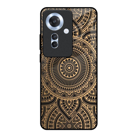 Luxury Mandala Oppo F25 Pro 5G Glass Back Cover Online