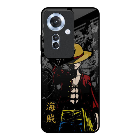 Dark Luffy Oppo F25 Pro 5G Glass Back Cover Online