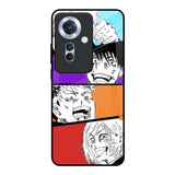 Anime Sketch Oppo F25 Pro 5G Glass Back Cover Online