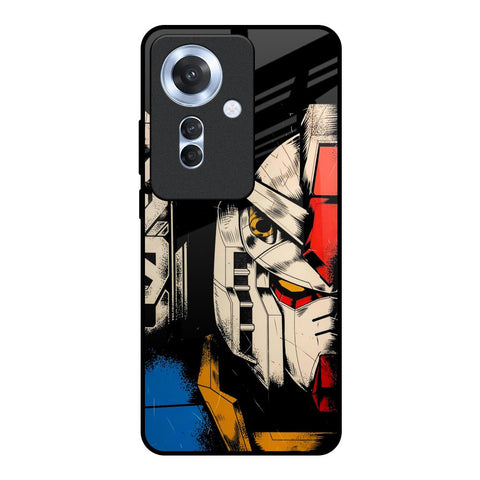 Transformer Art Oppo F25 Pro 5G Glass Back Cover Online